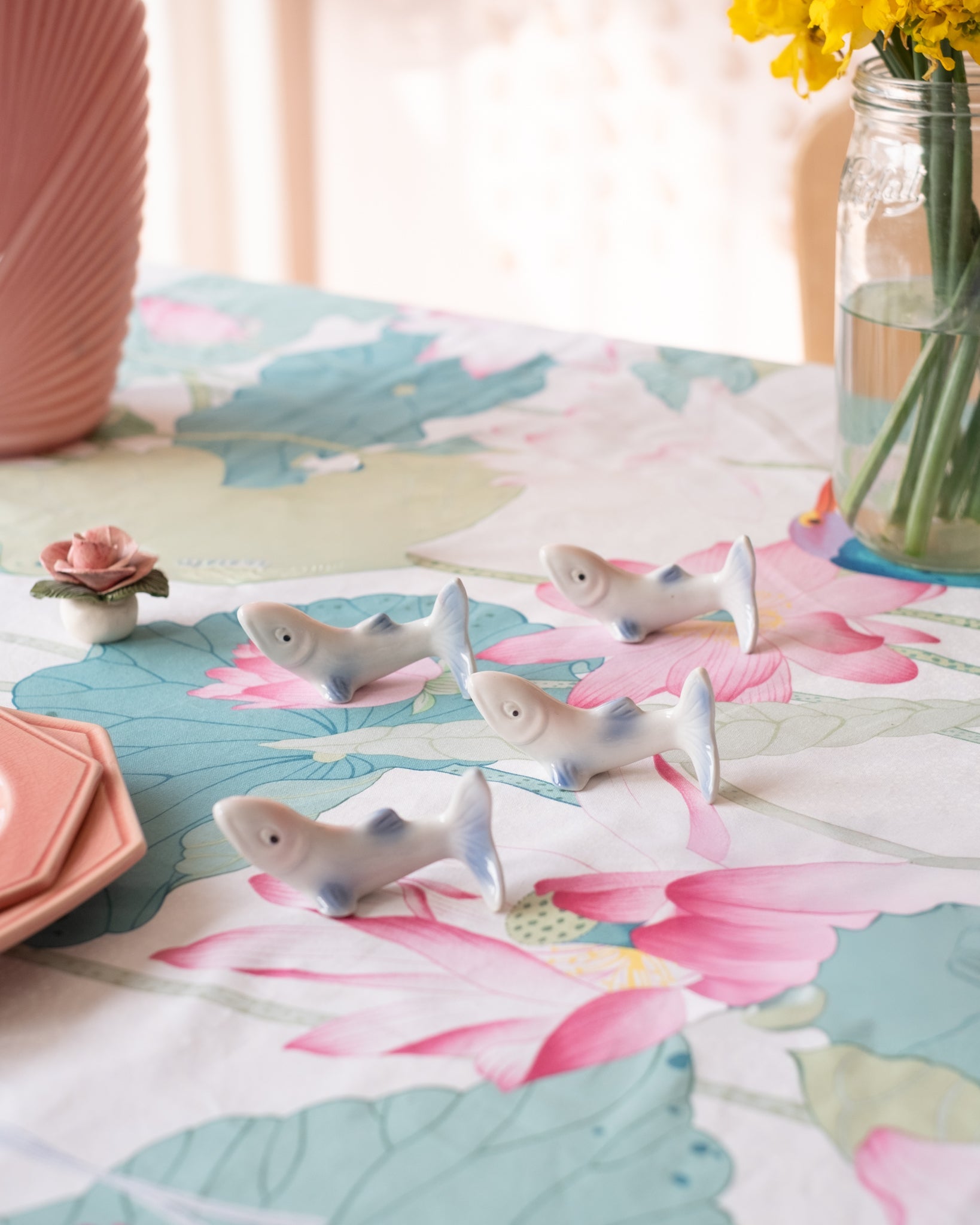 4 porte - couteaux poissons en céramique - Silly & Billy