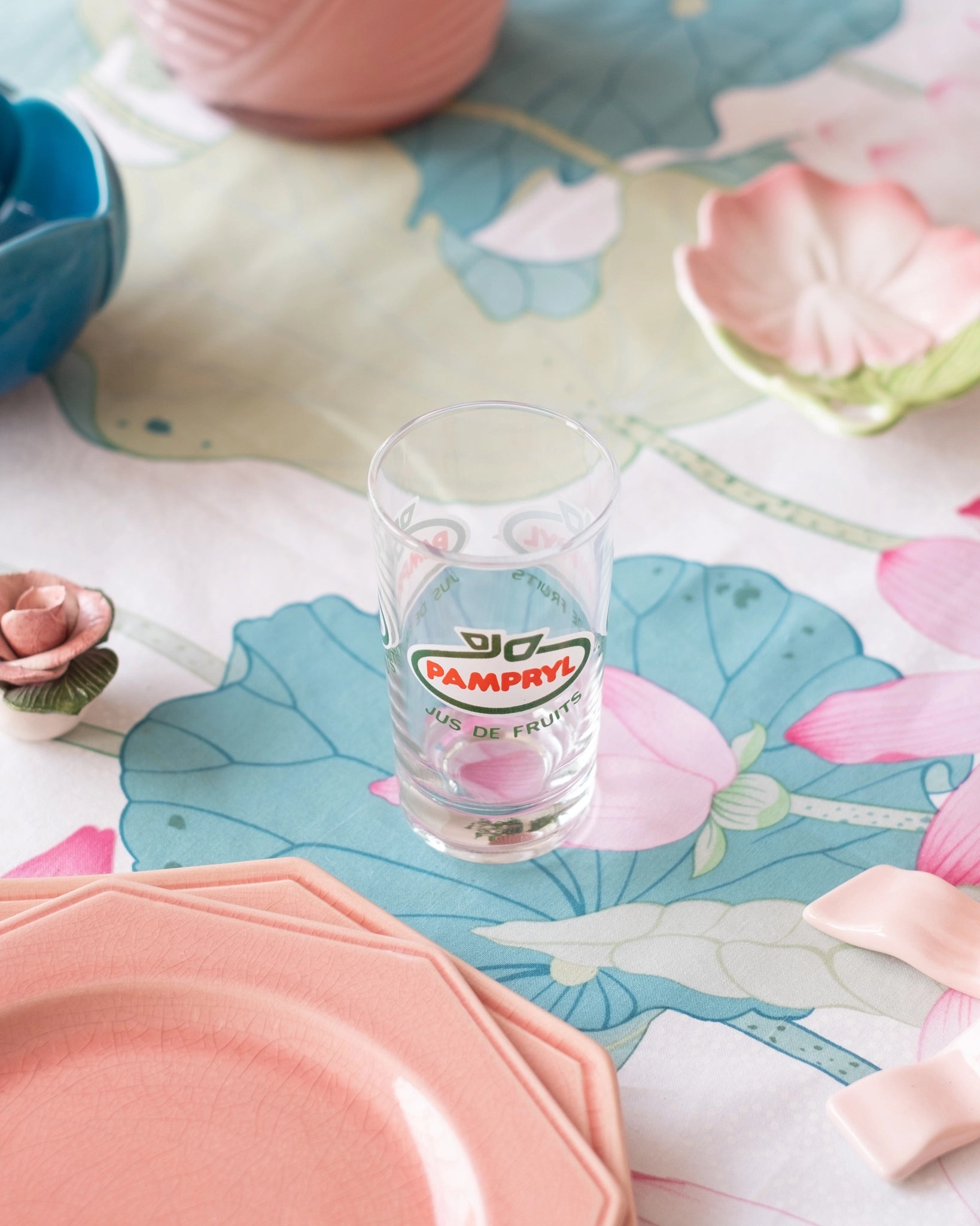 5 verres Pampryl vintage - Silly & Billy