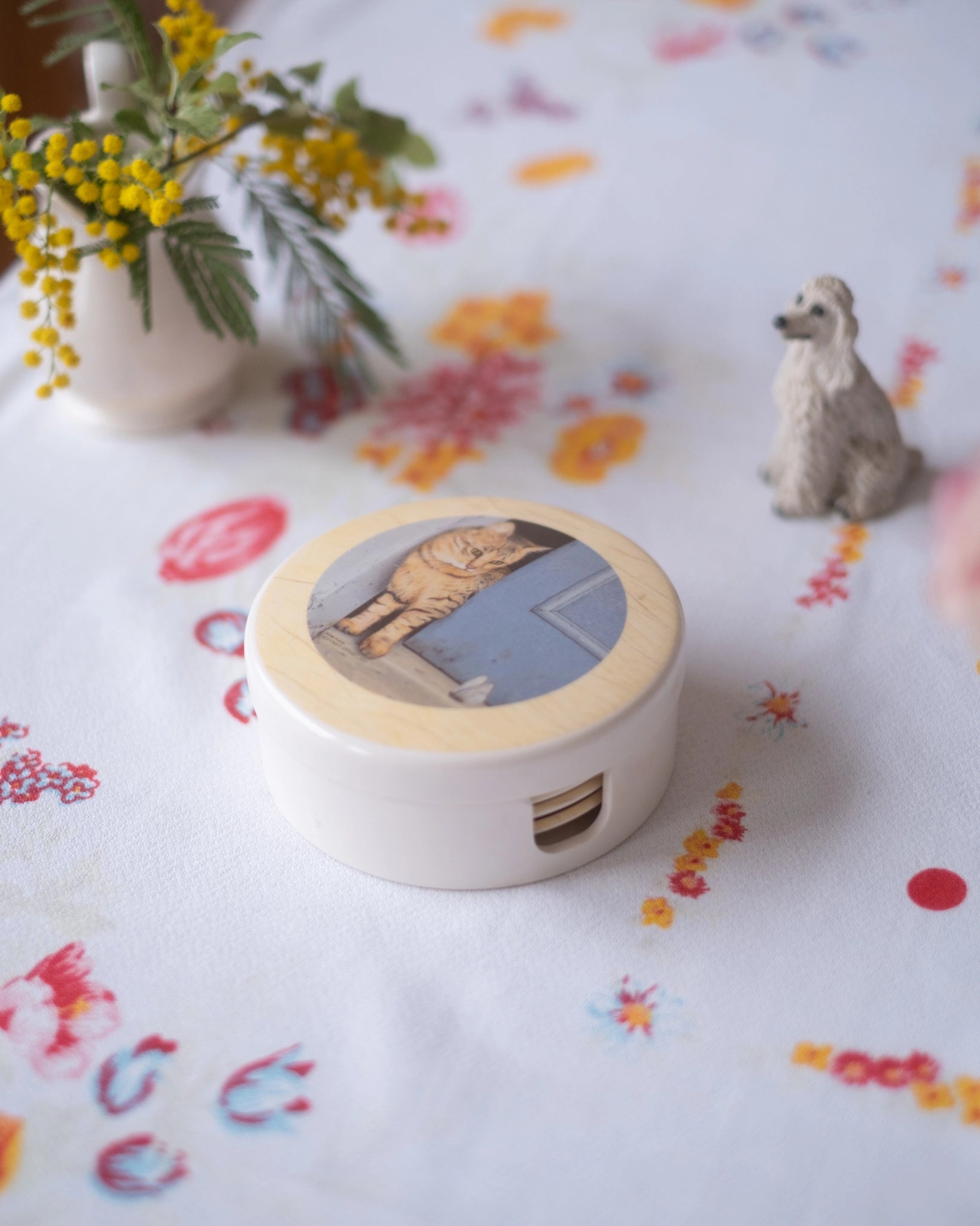 6 dessous de verre vintage italiens Aux chats - Silly & Billy