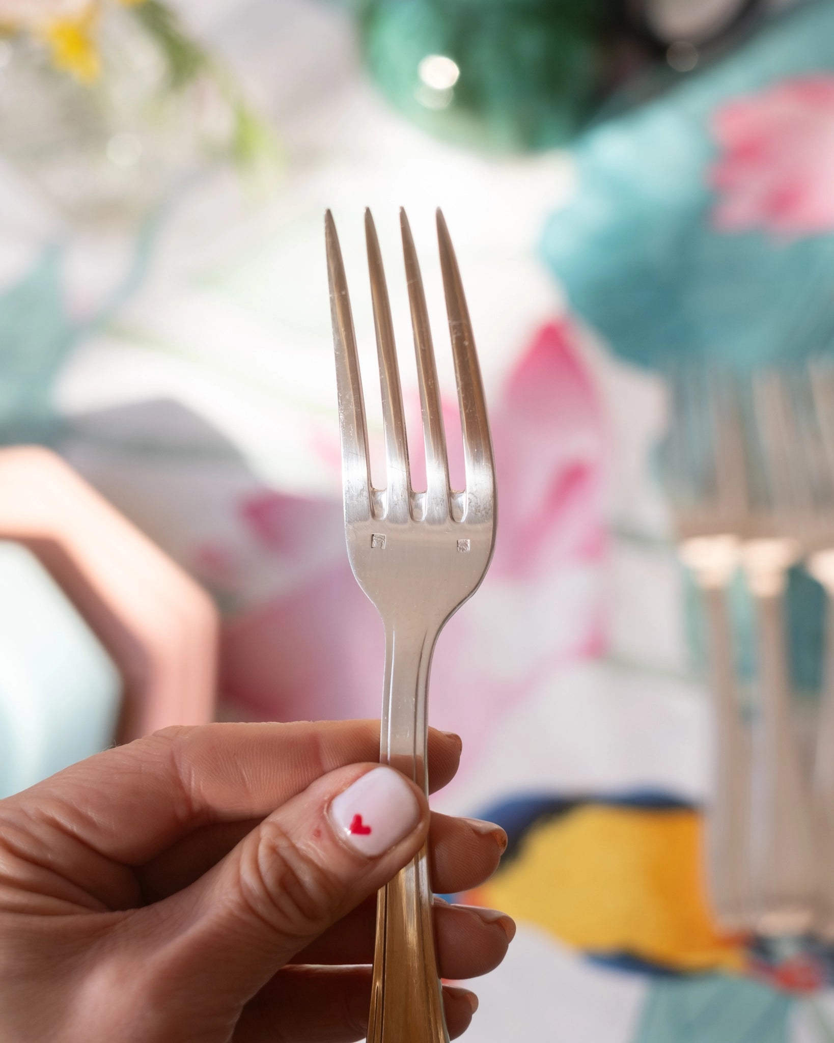 6 fourchettes en métal argenté - Silly & Billy