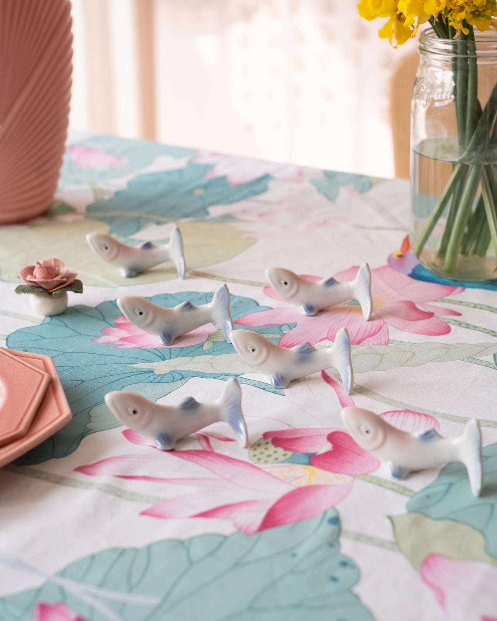 6 porte - couteaux poissons en céramique - Silly & Billy