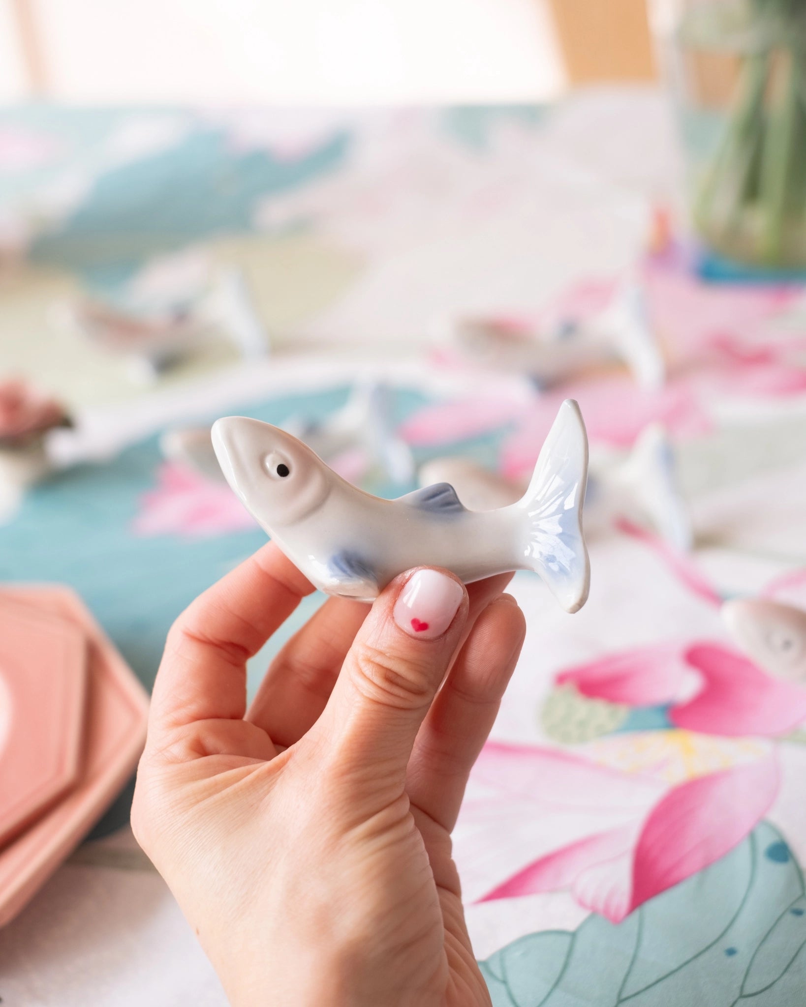 6 porte - couteaux poissons en céramique - Silly & Billy