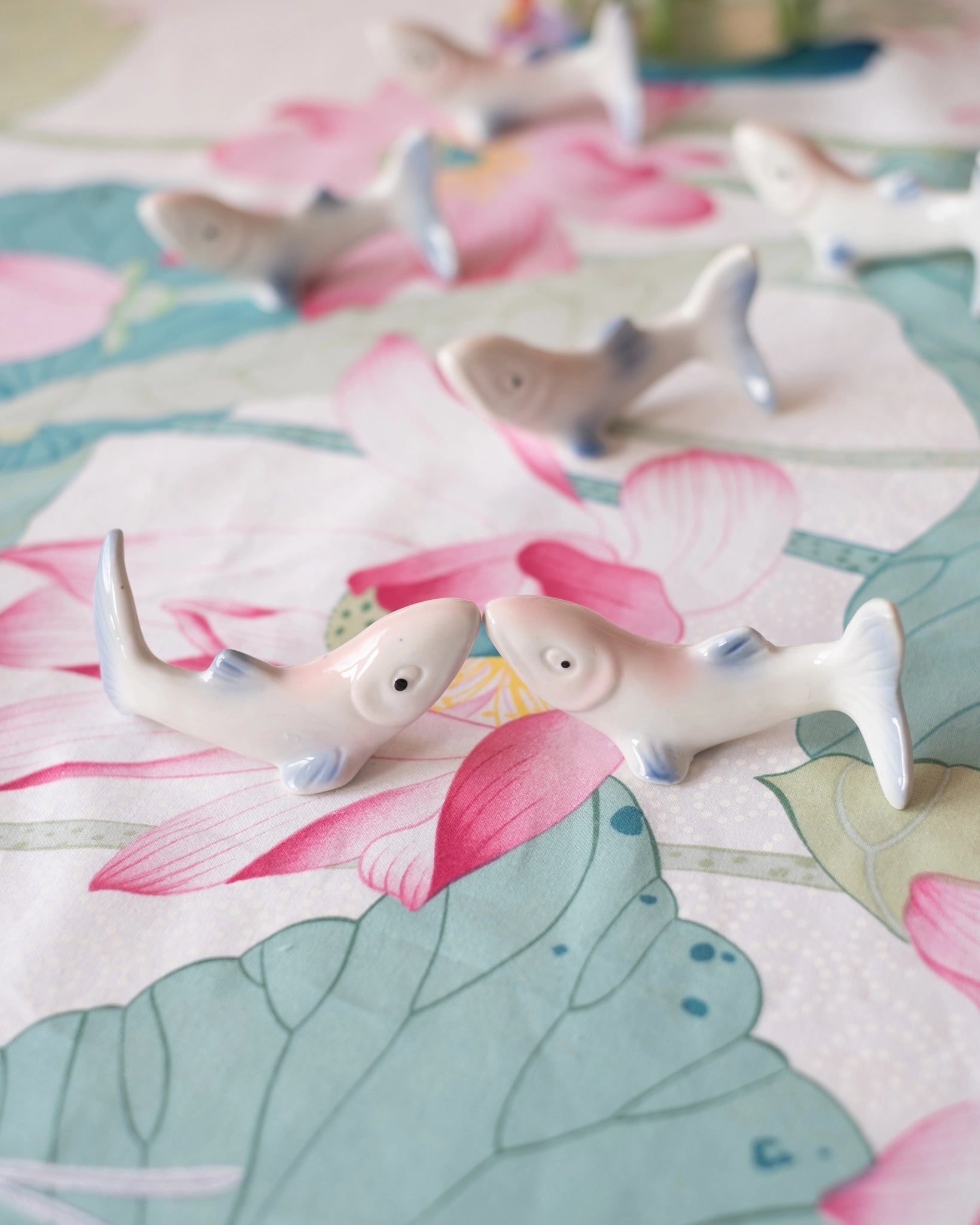 6 porte - couteaux poissons en céramique - Silly & Billy