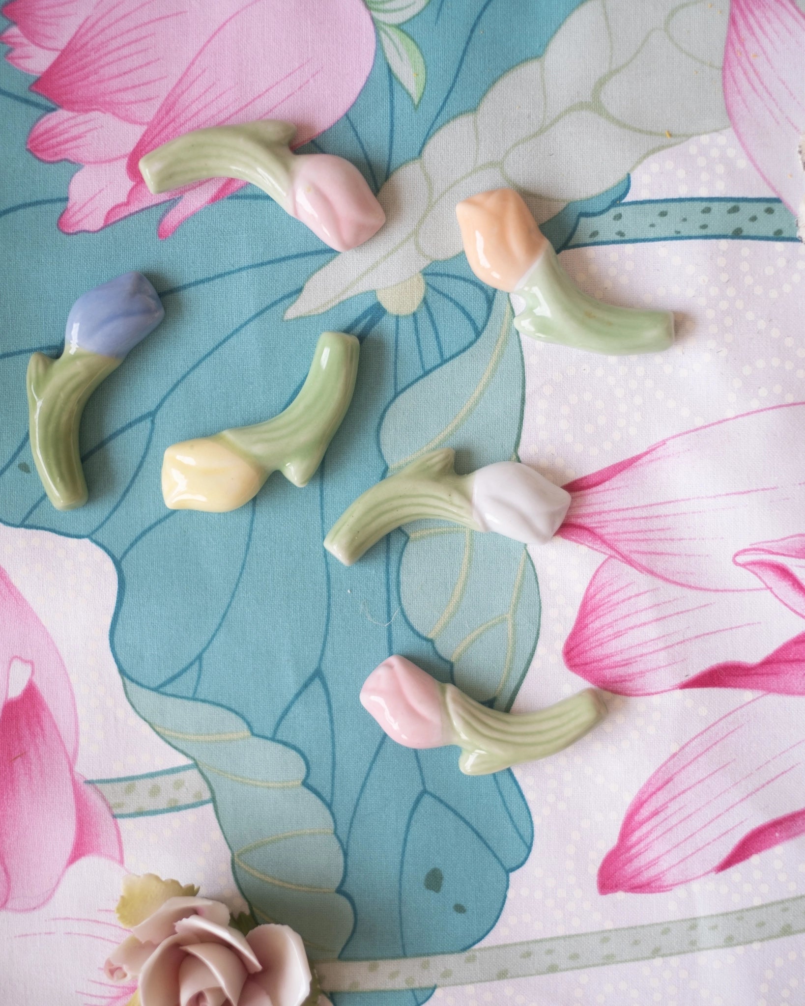 6 porte - couteaux tulipes en céramique - Silly & Billy