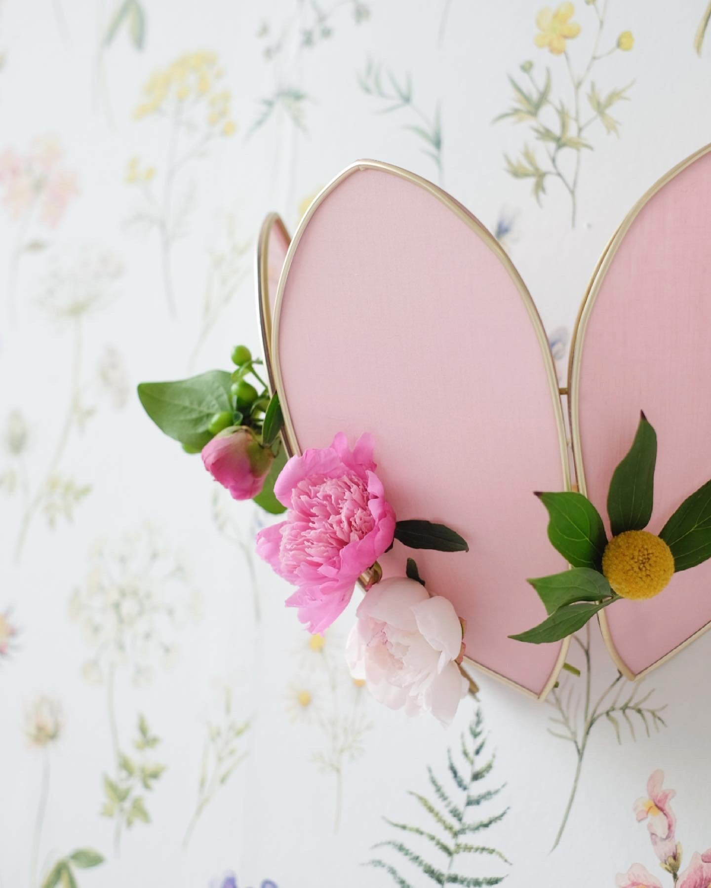 Applique Fleur - Sugar et doré