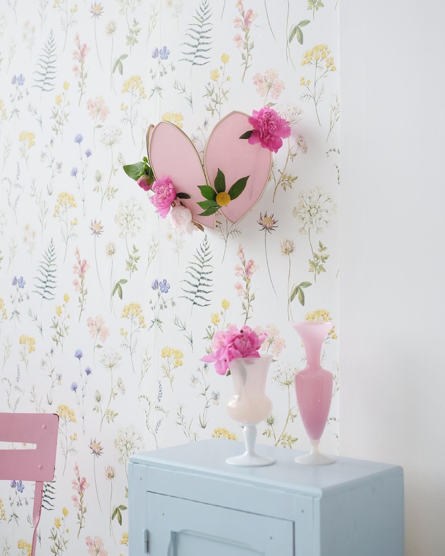Applique Fleur - Sugar et doré