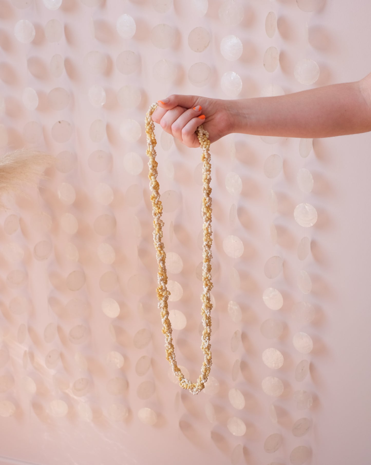 Collier vintage en coquillages #8