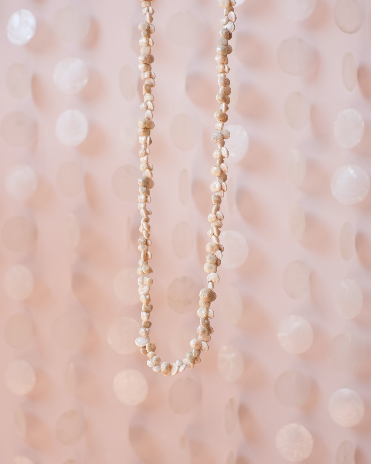 Collier vintage en coquillages #6