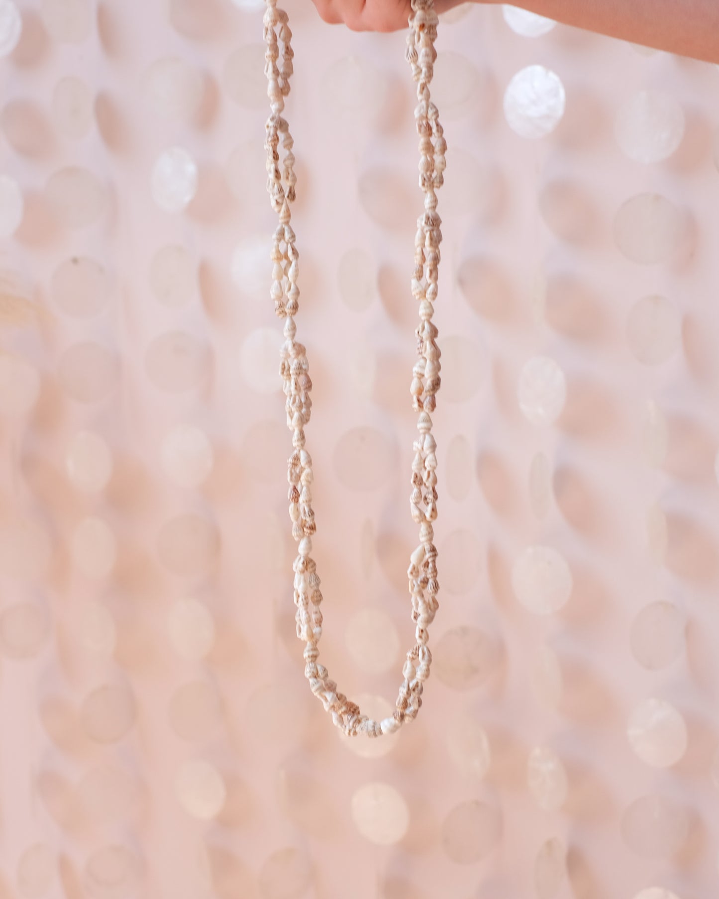 Collier vintage en coquillages #5