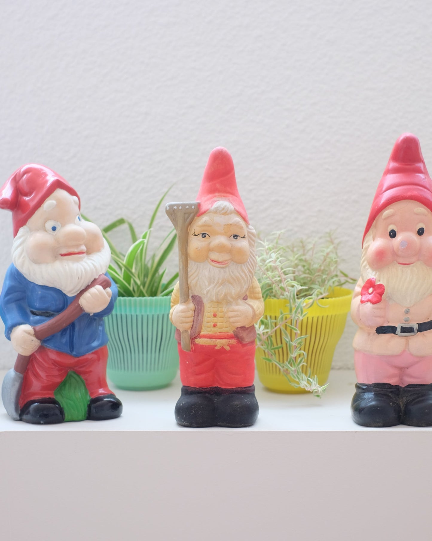 Anciens nains de jardin en céramique - Au choix