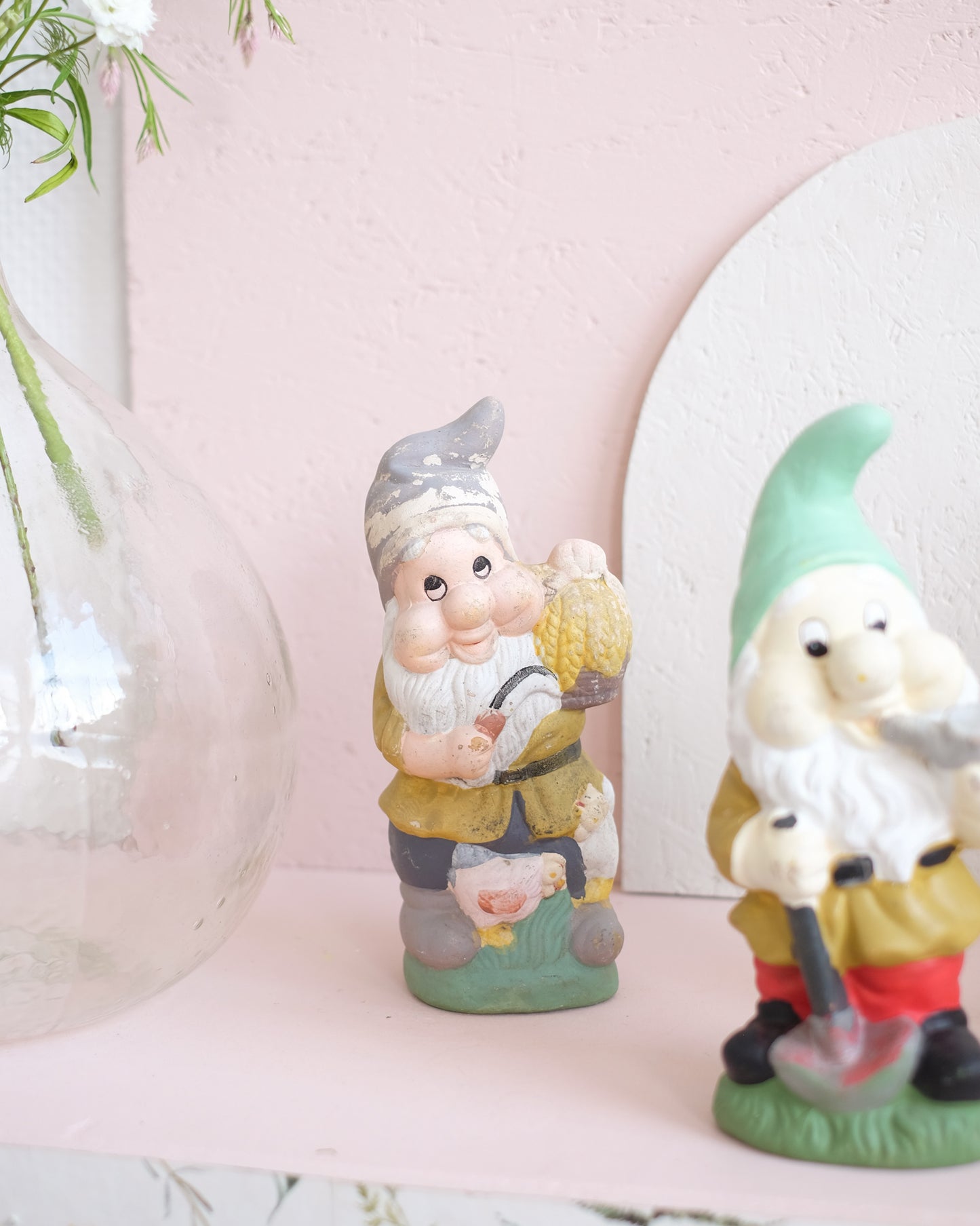 Anciens nains de jardin en céramique - Au choix