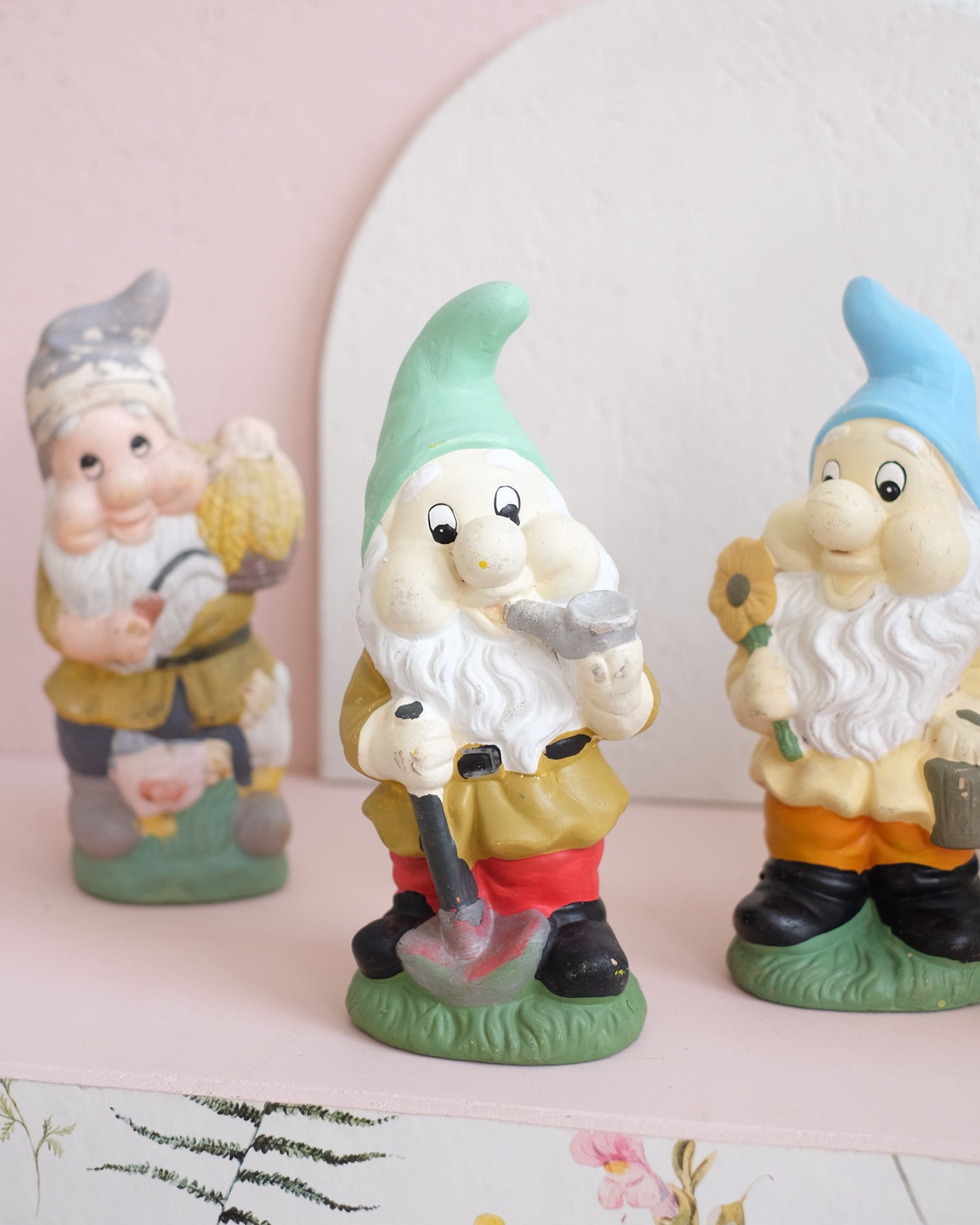 Anciens nains de jardin en céramique - Au choix