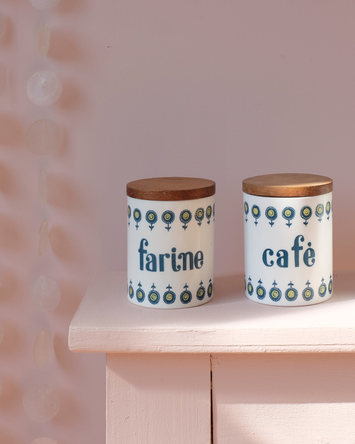 4 pots à épices Grosfillex vintage