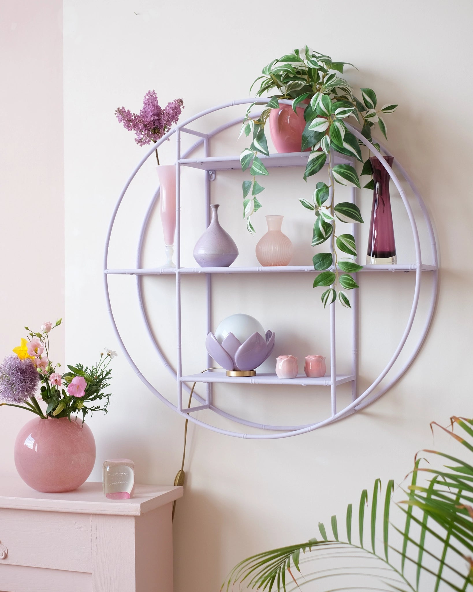Grande étagère murale en bois