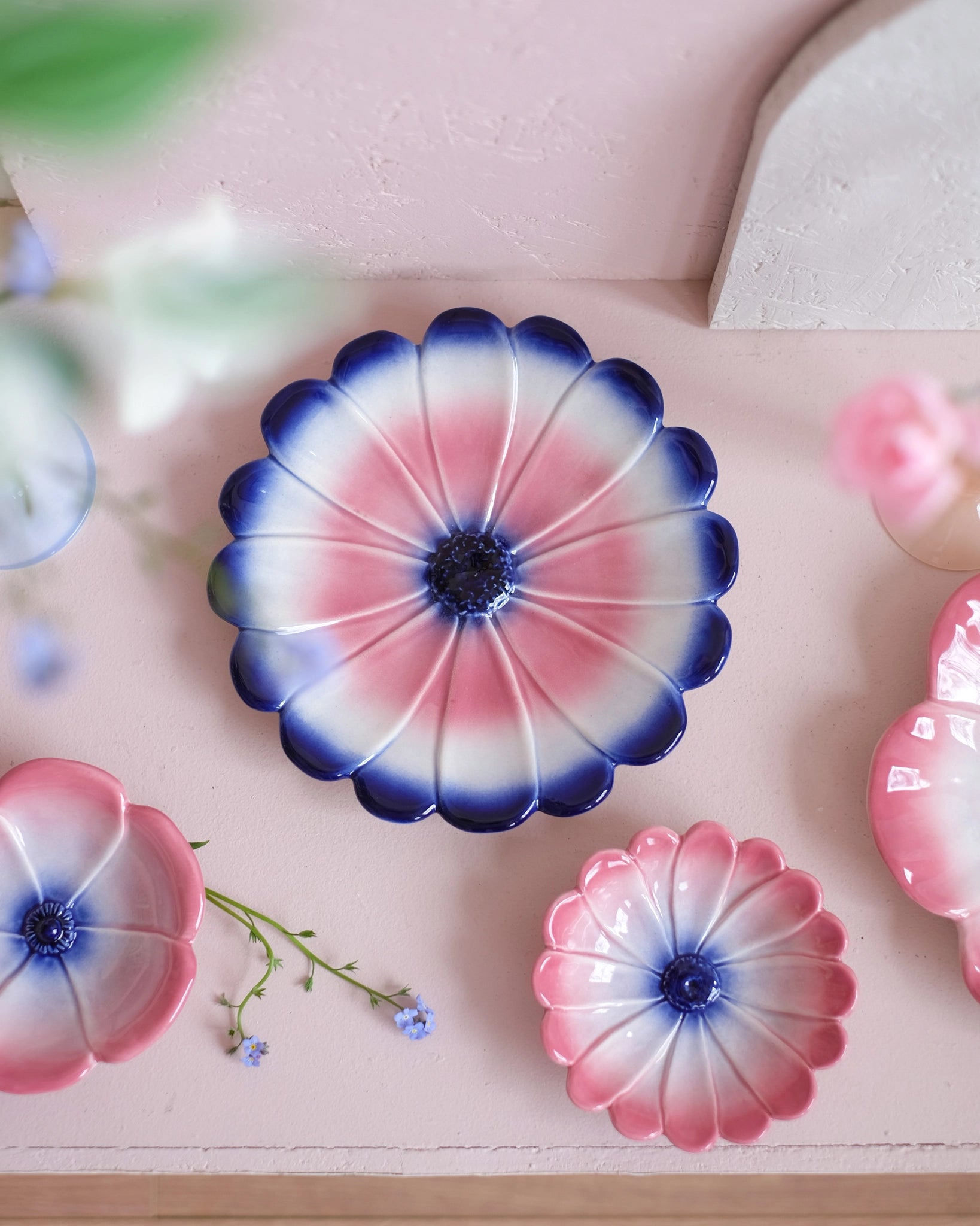 Grande assiette Marigold - Cobalt