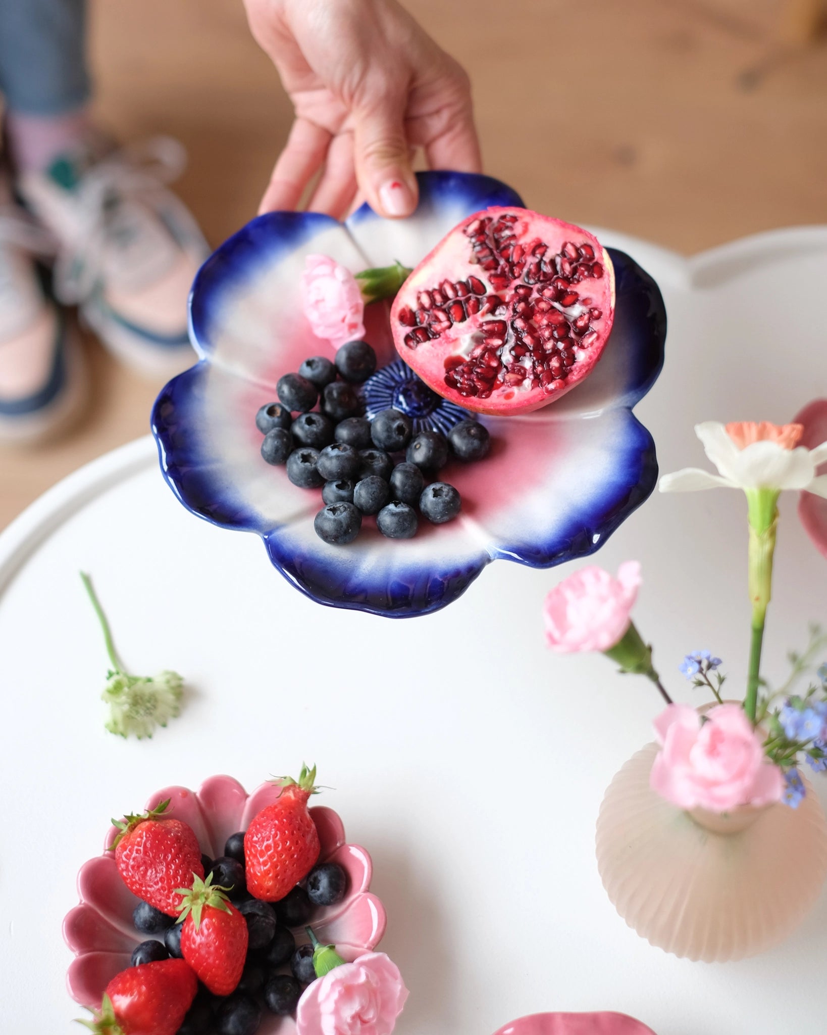 Grande coupe Poppy - Cobalt