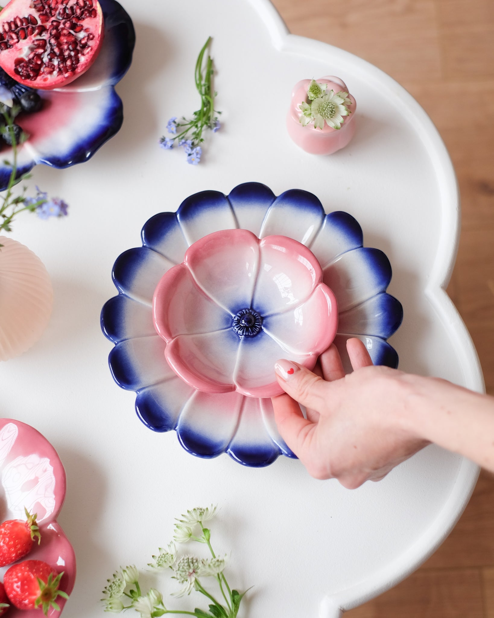 Petite coupe Poppy - Rose
