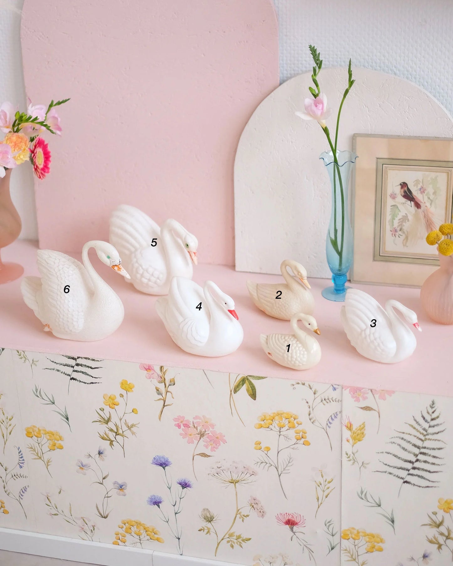 Anciens jouets cygnes