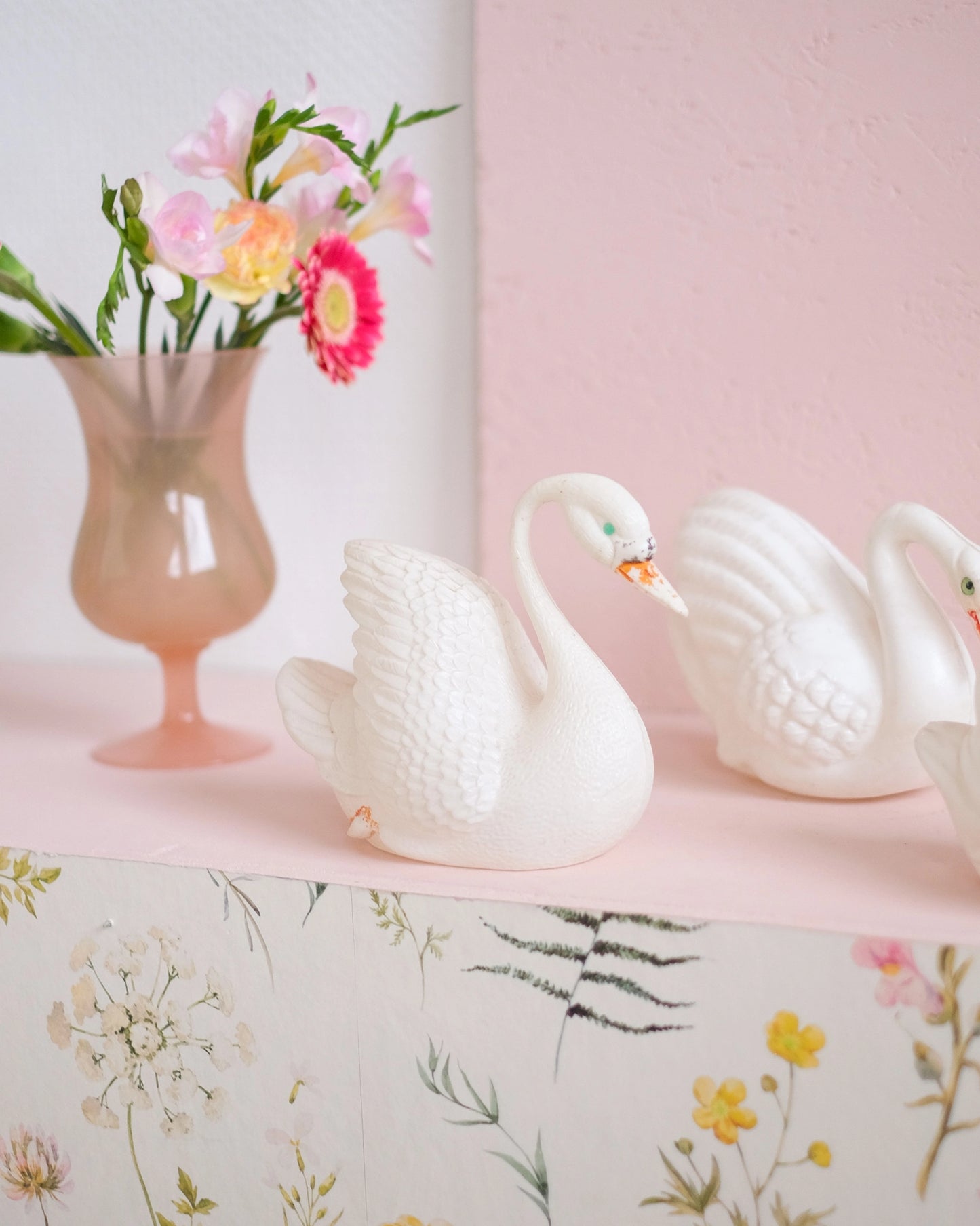 Anciens jouets cygnes