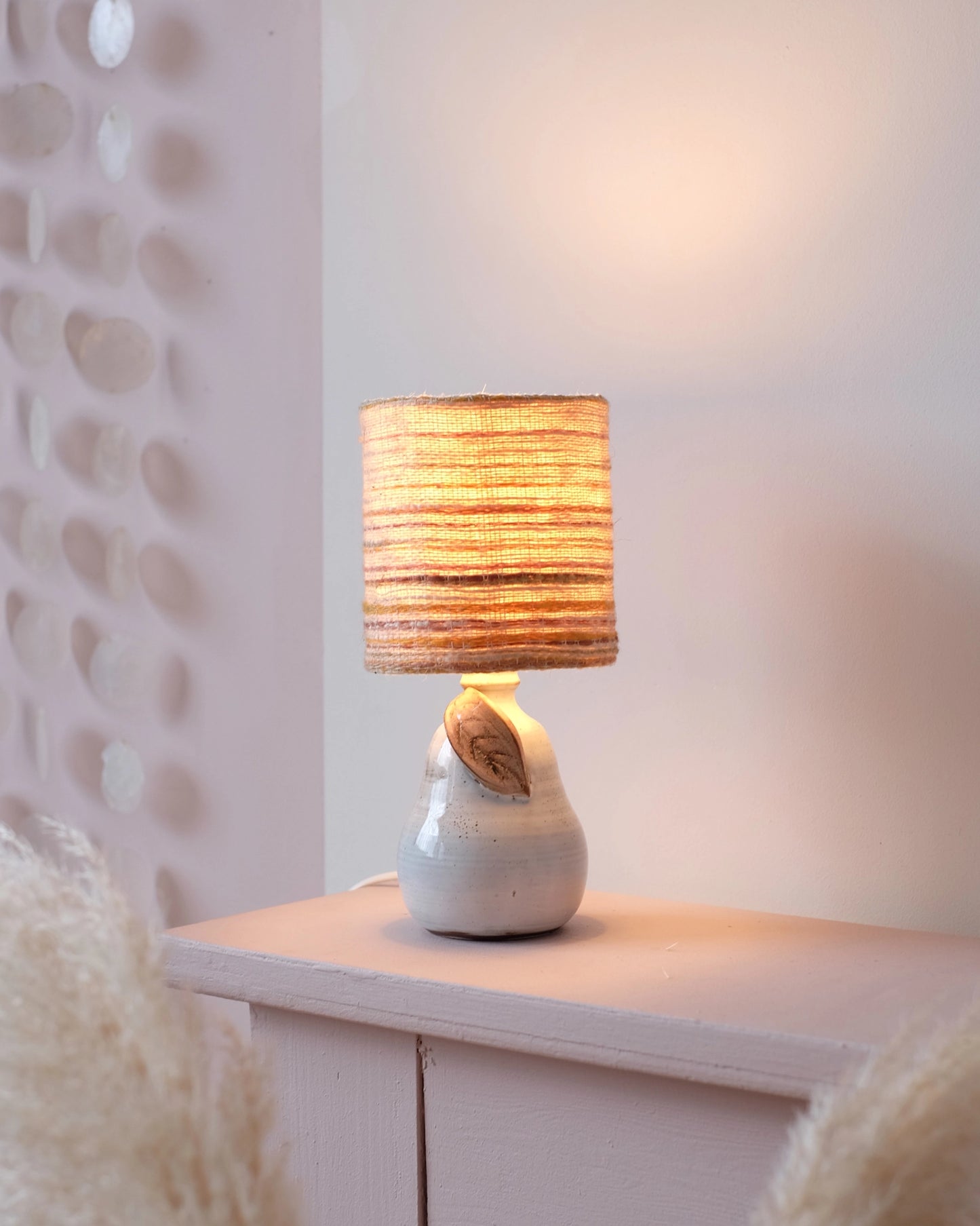 Lampe de chevet en céramique Poire