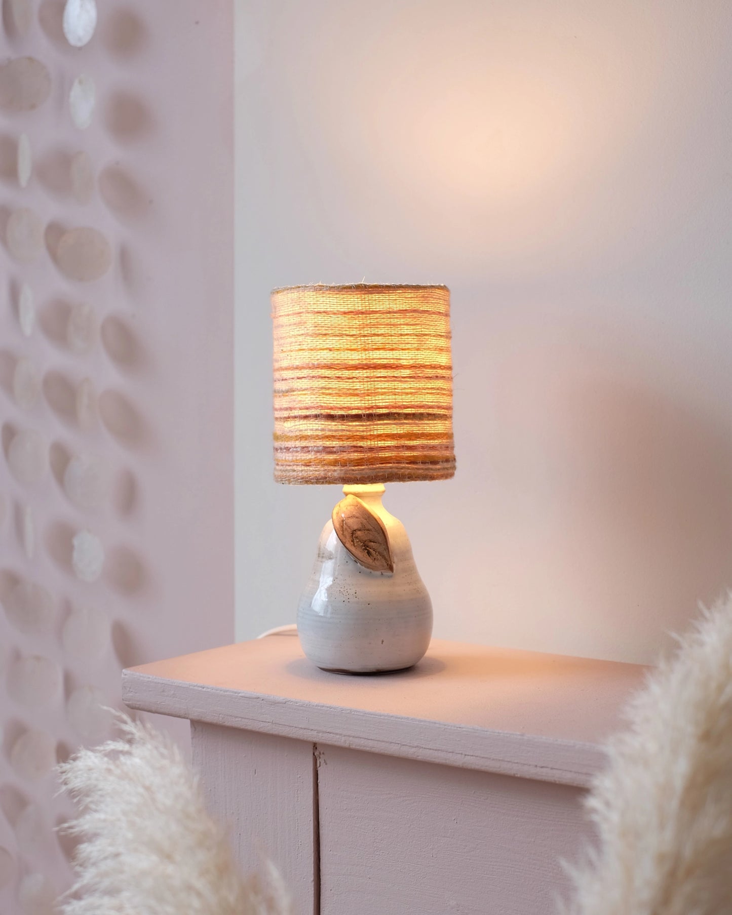 Lampe de chevet en céramique Poire
