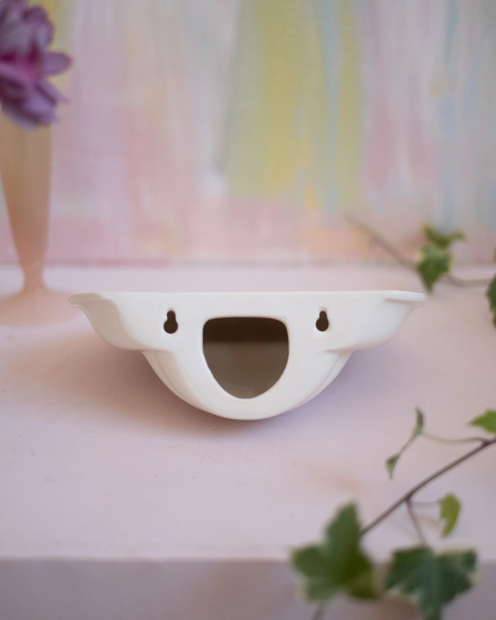 Étagère coquillage - Blanc lait