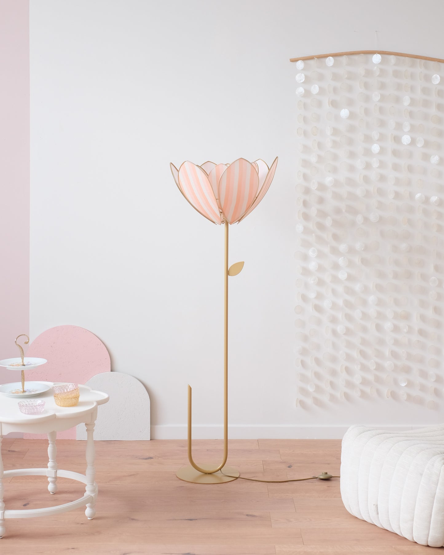 Abat-jour Fleur pour lampadaire - Double Bonbon