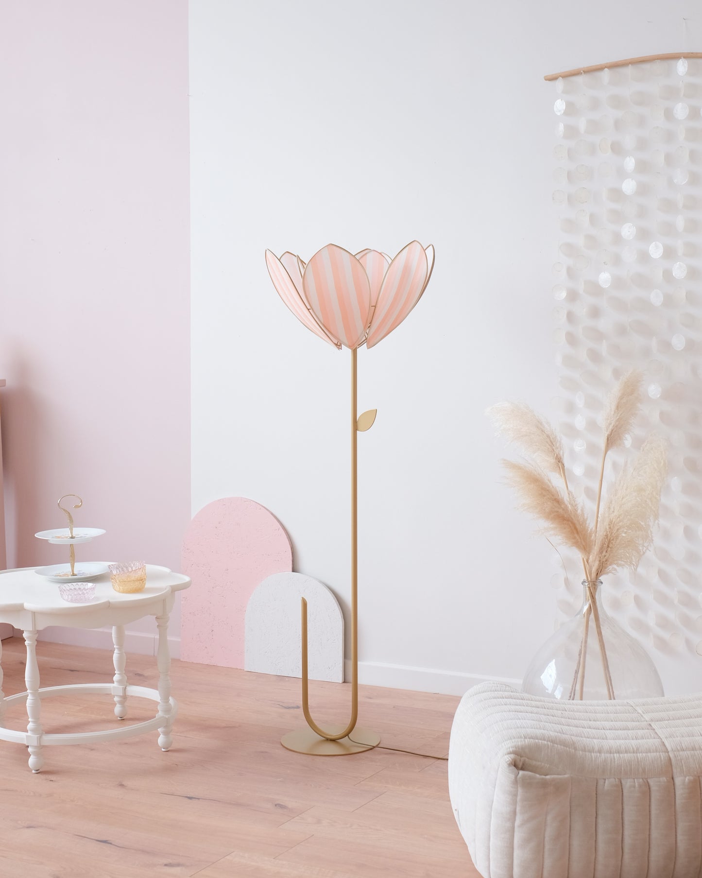 Abat-jour Fleur pour lampadaire - Double Bonbon