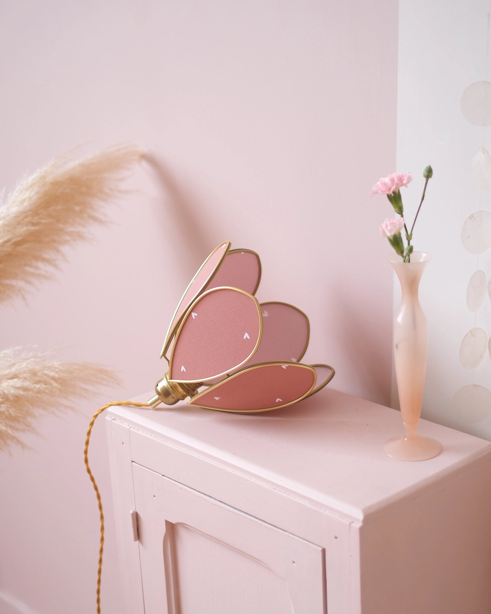 Baladeuse Fleur - Petits coeurs