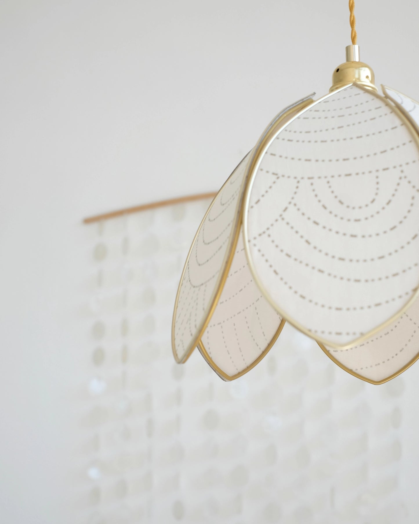 Suspension Fleur simple - Motif Art Déco