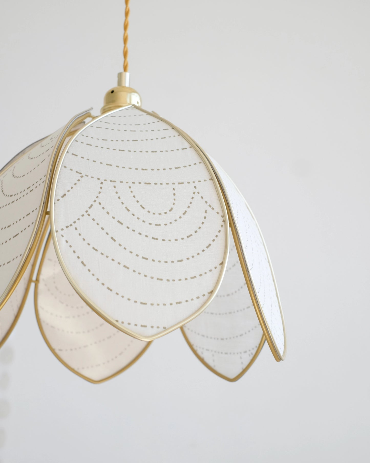 Suspension Fleur simple - Motif Art Déco