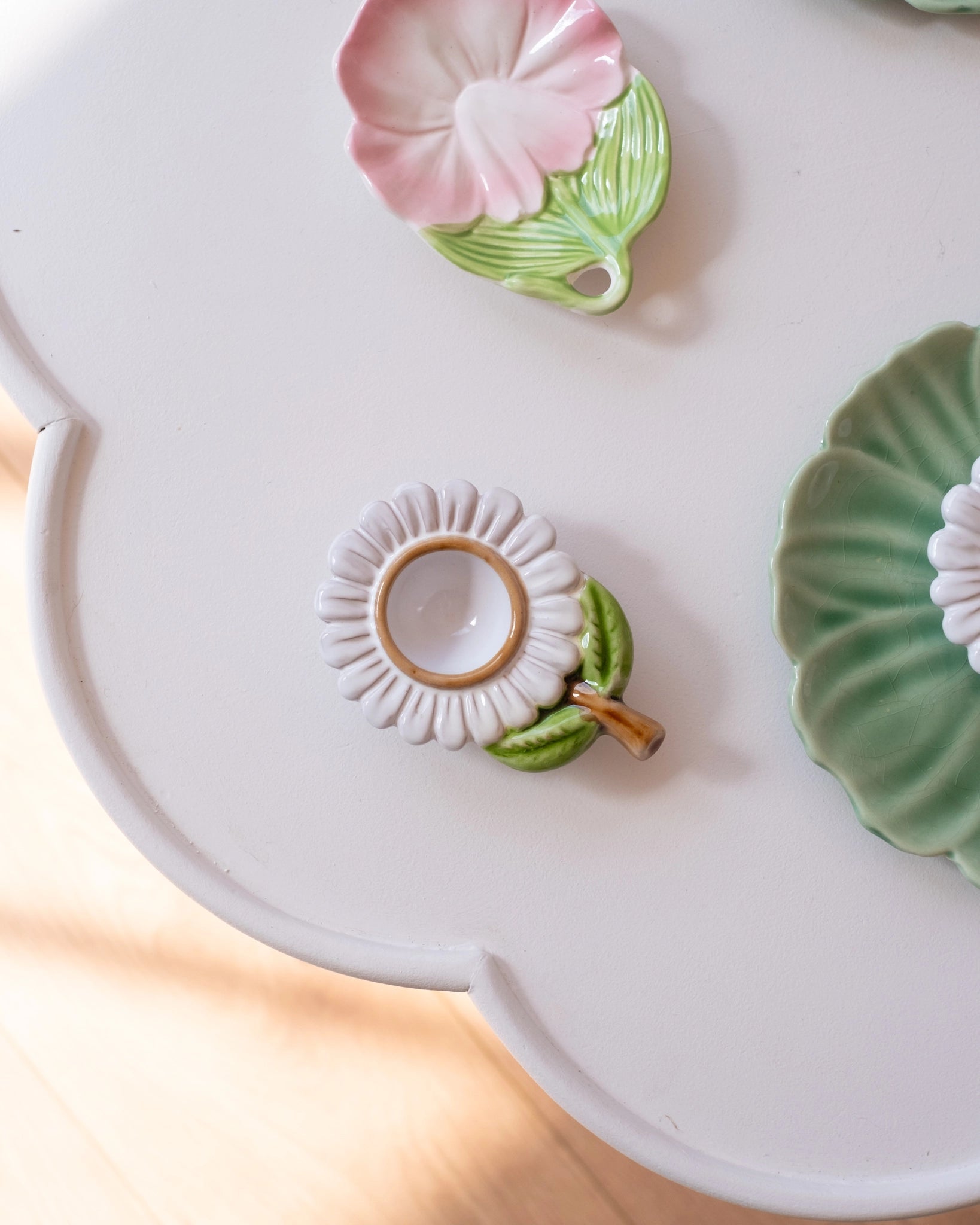 Ancien coquetier en céramique italienne - Silly & Billy