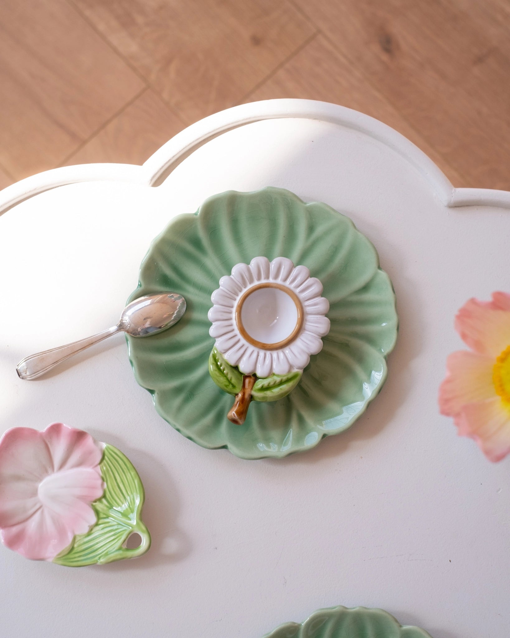 Ancien coquetier en céramique italienne - Silly & Billy