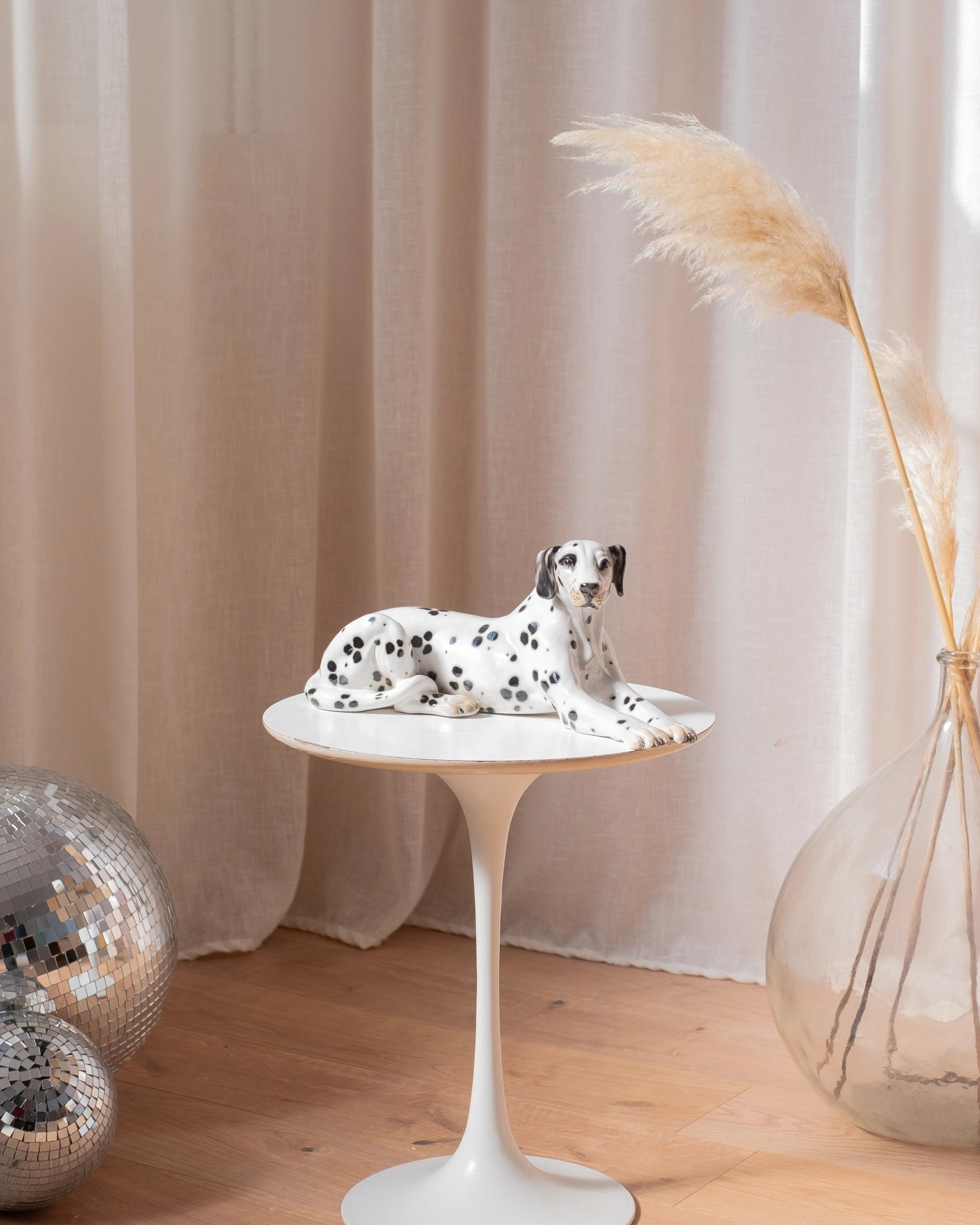 Ancien dalmatien en céramique italienne - Silly & Billy