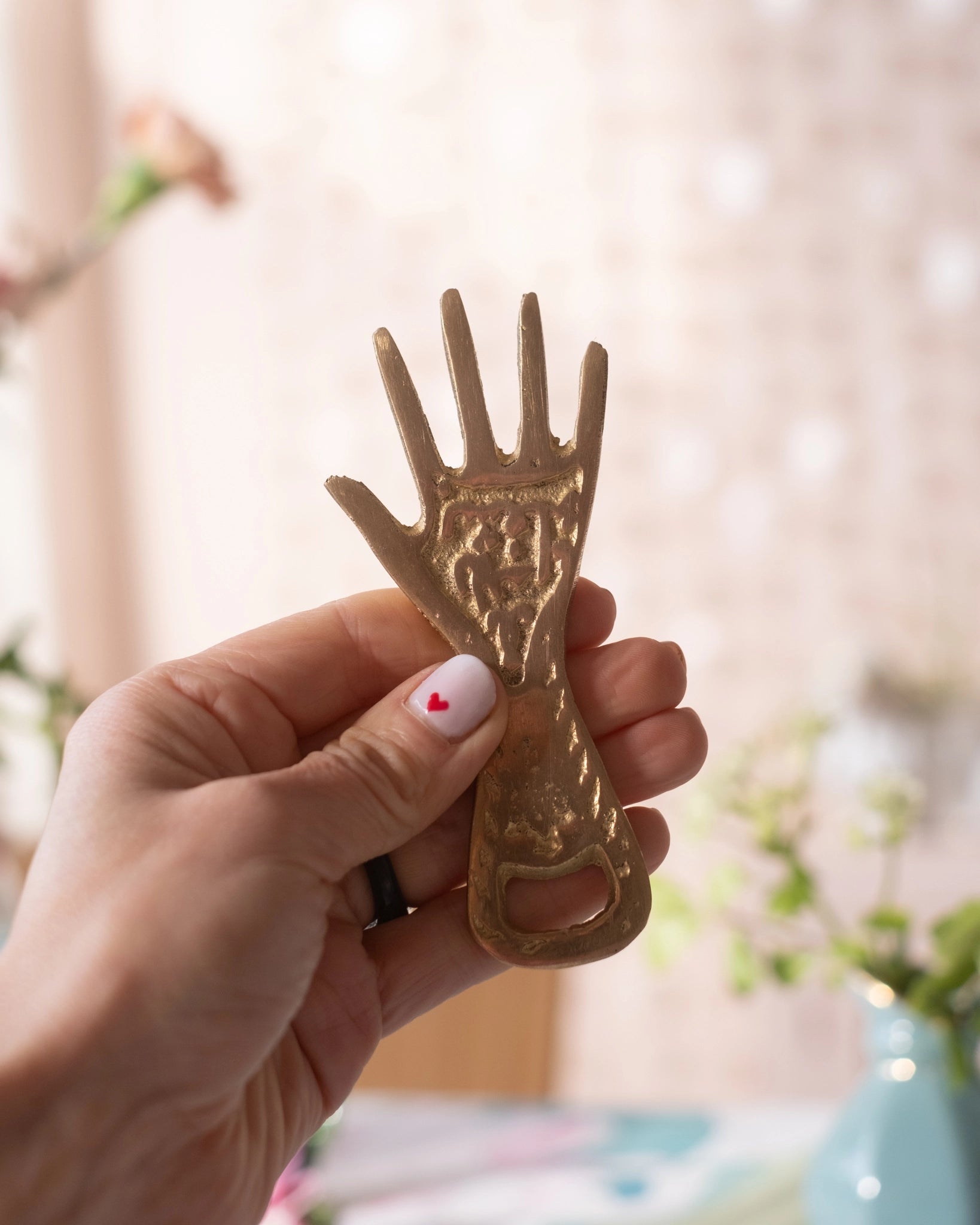 Ancien décapsuleur main en laiton - 2 tailles au choix - Silly & Billy