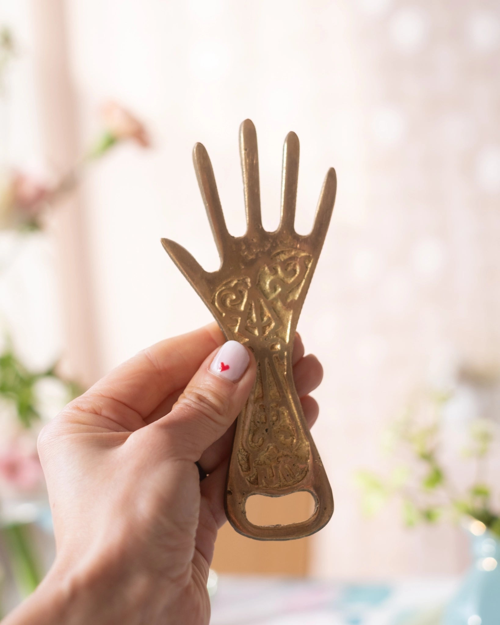 Ancien décapsuleur main en laiton - 2 tailles au choix - Silly & Billy