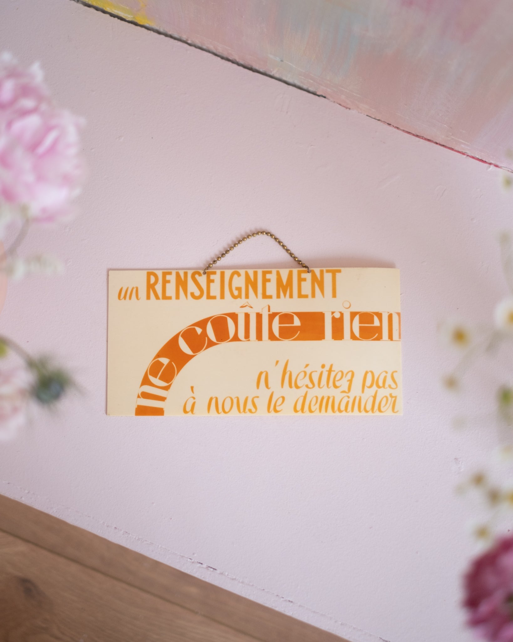 Ancien écriteau de magasin 1 - Silly & Billy