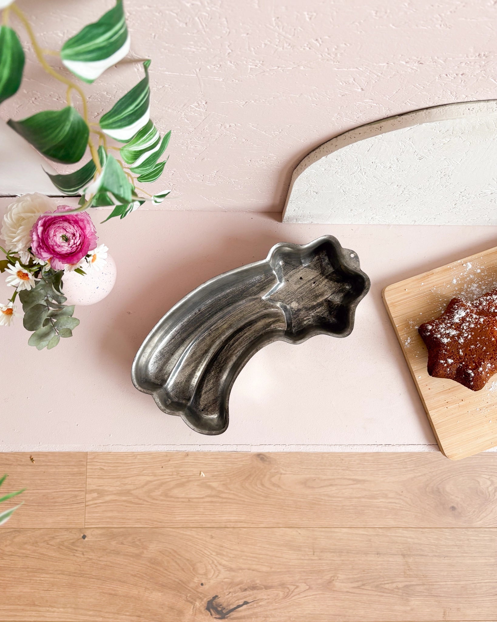 Ancien moule en fer blanc Étoile filante - Silly & Billy