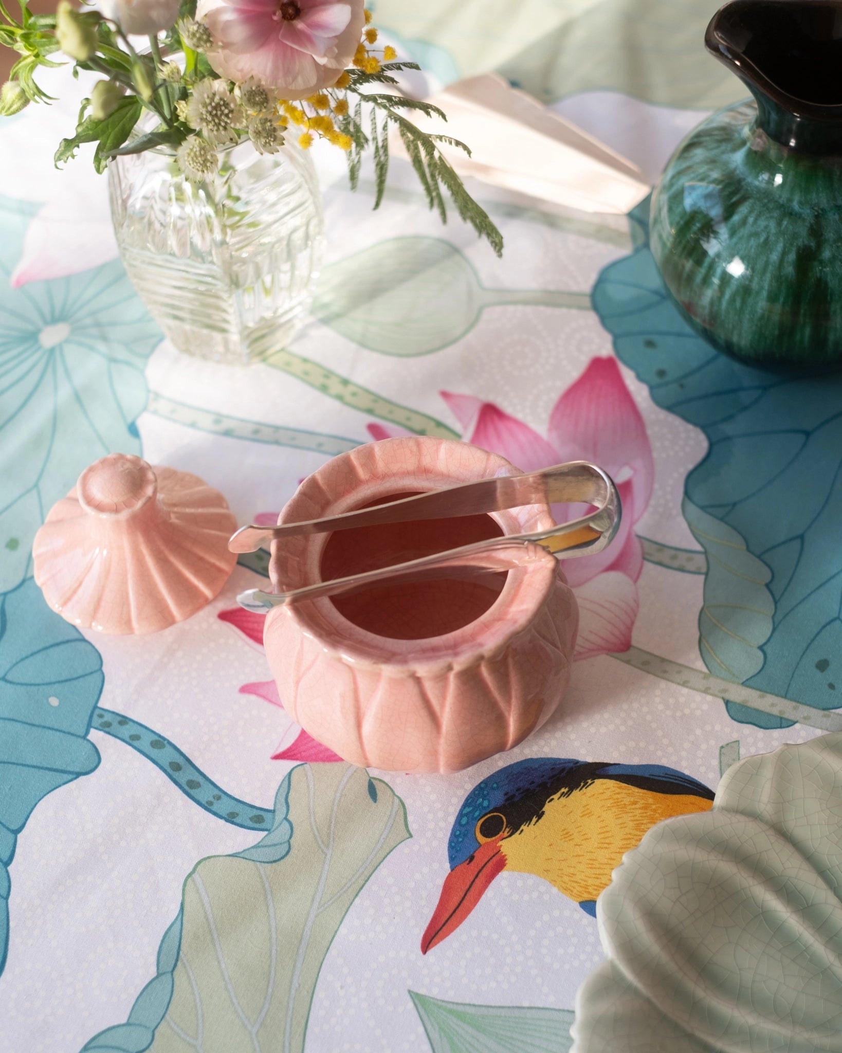 Ancienne pince à sucre en métal argenté - Silly & Billy