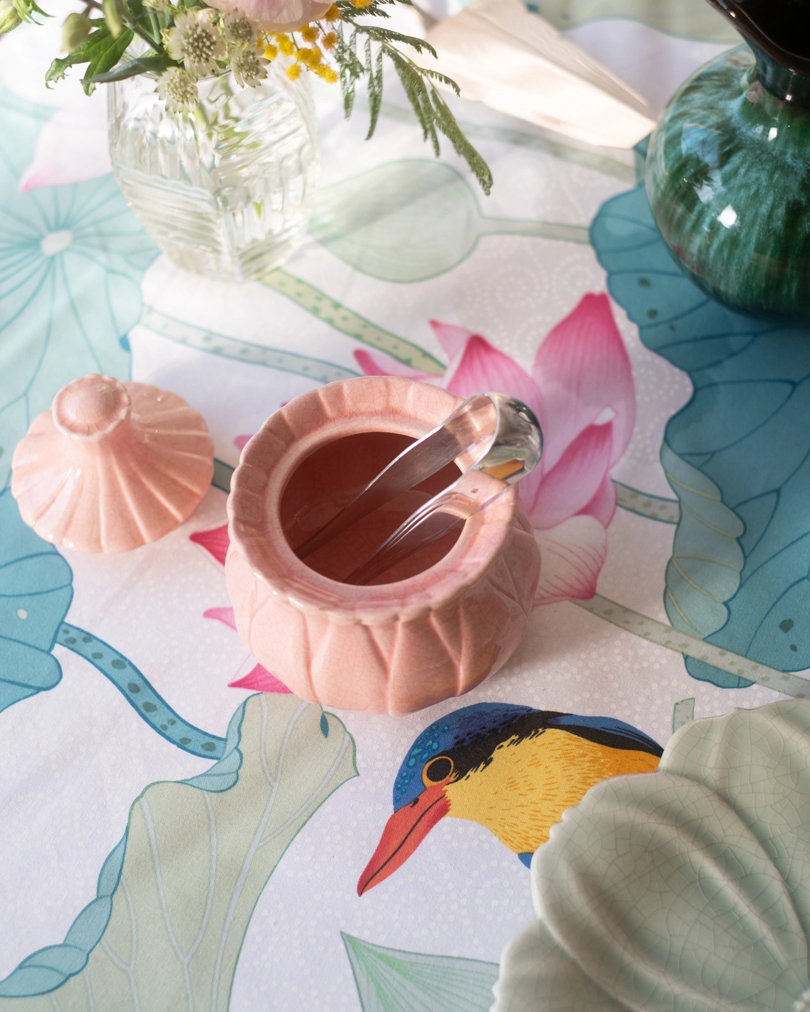 Ancienne pince à sucre en métal argenté - Silly & Billy