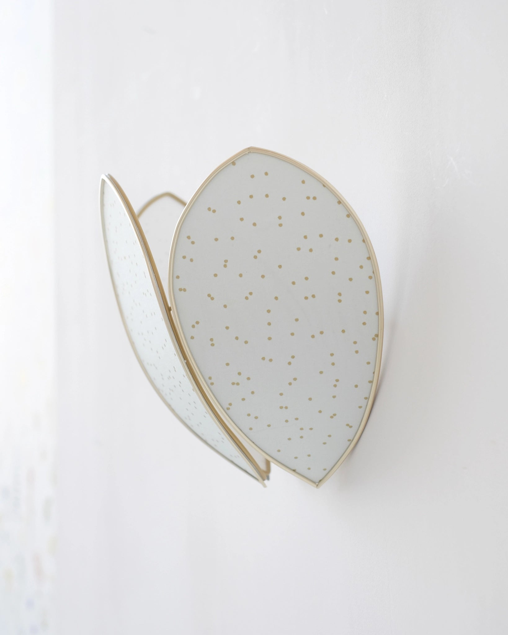 Applique Fleur Glacier et pois dorés - Silly & Billy
