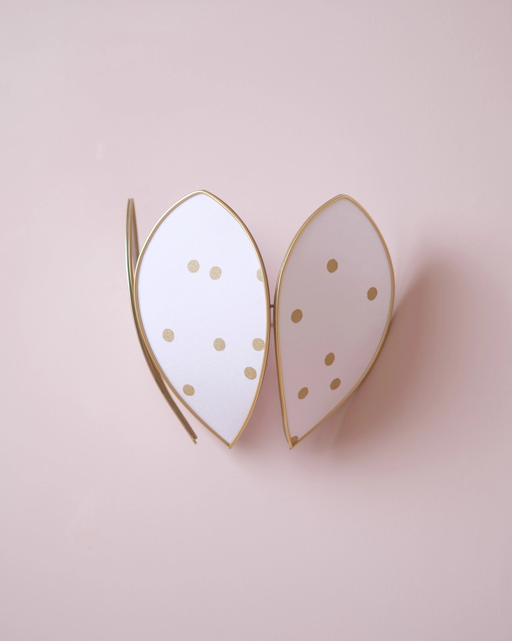 Applique Fleur - Pois dorés - Silly & Billy