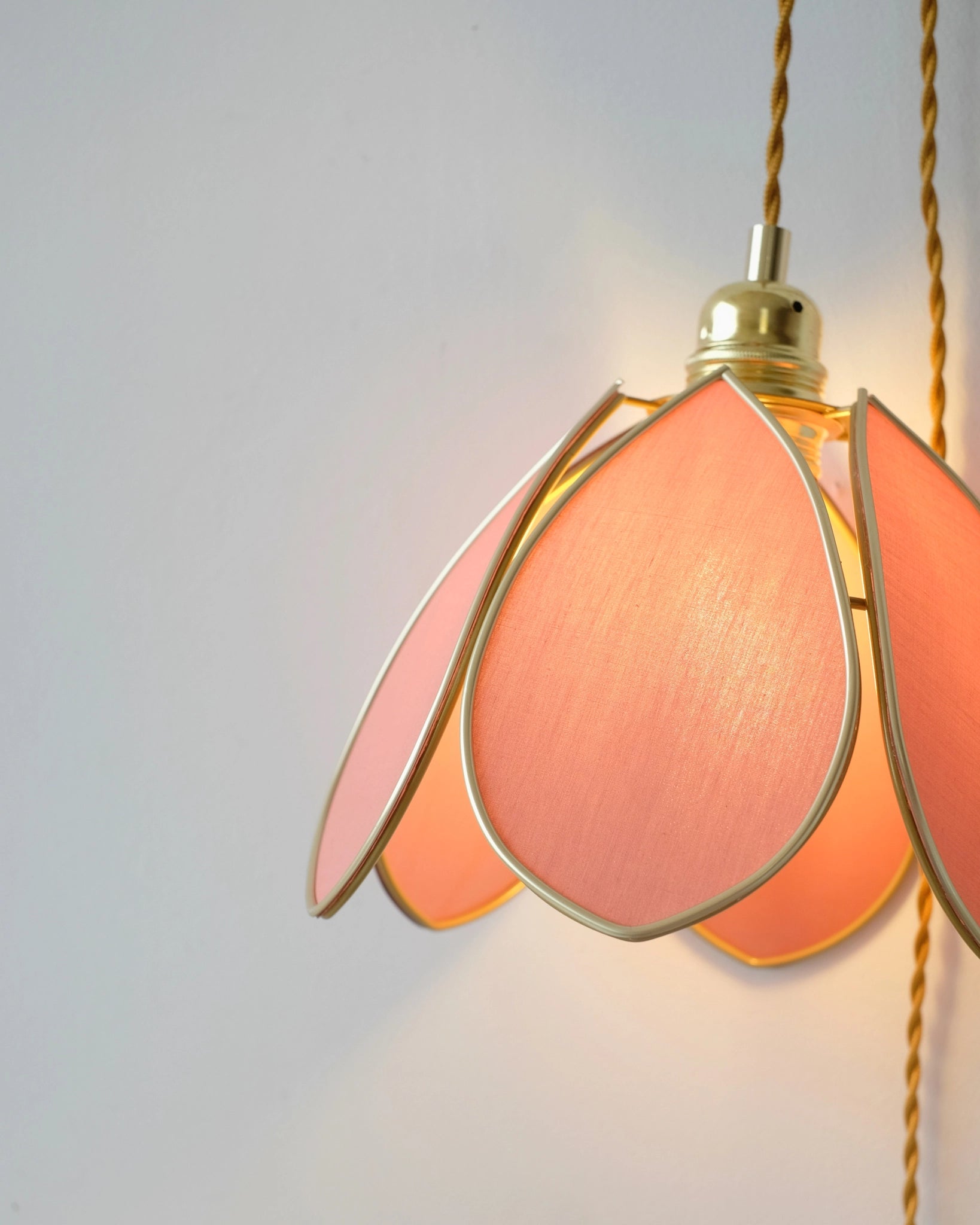 Baladeuse Fleur - Terracotta et doré - Silly & Billy
