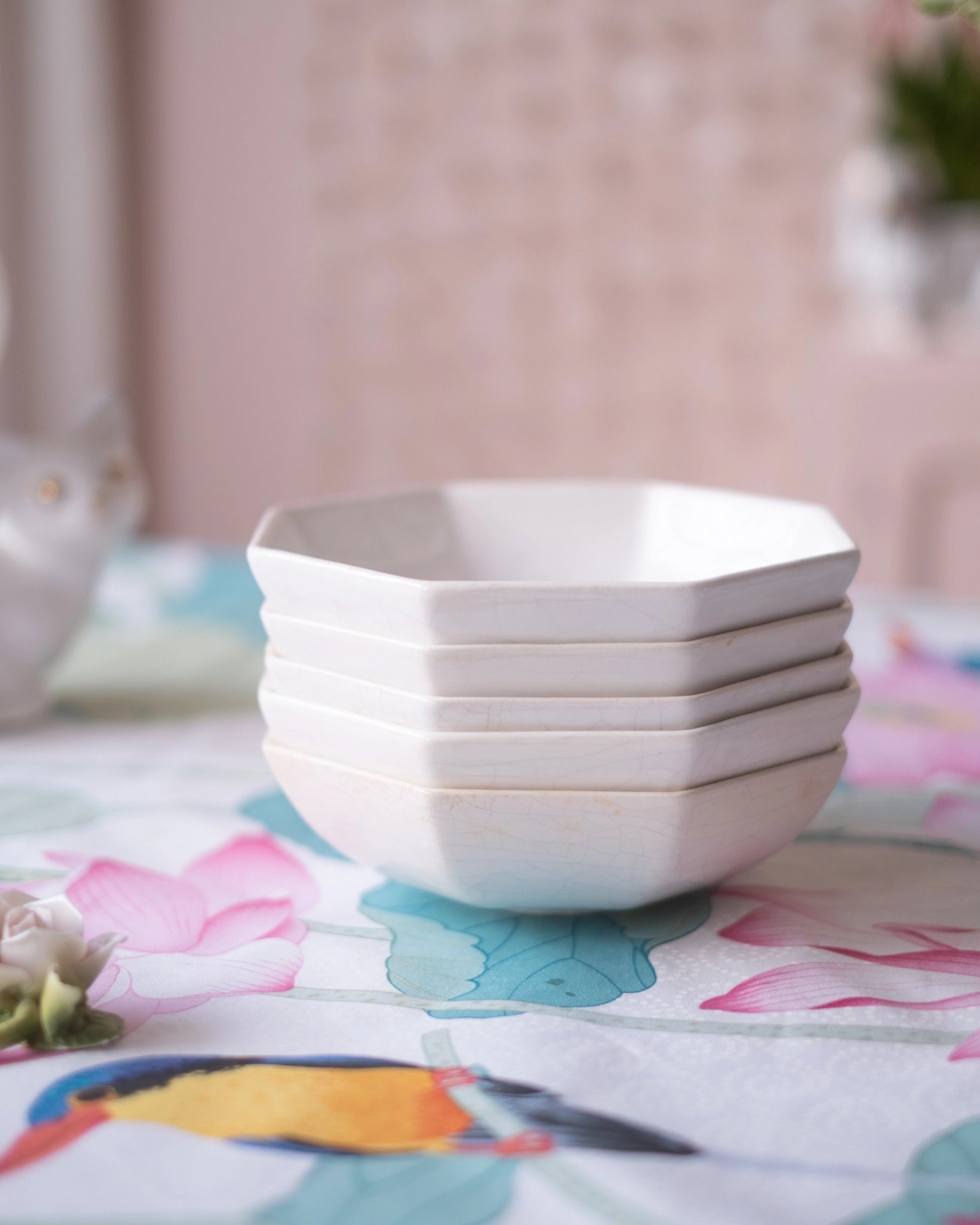 Coupe en faïence blanche de Charolles - Silly & Billy