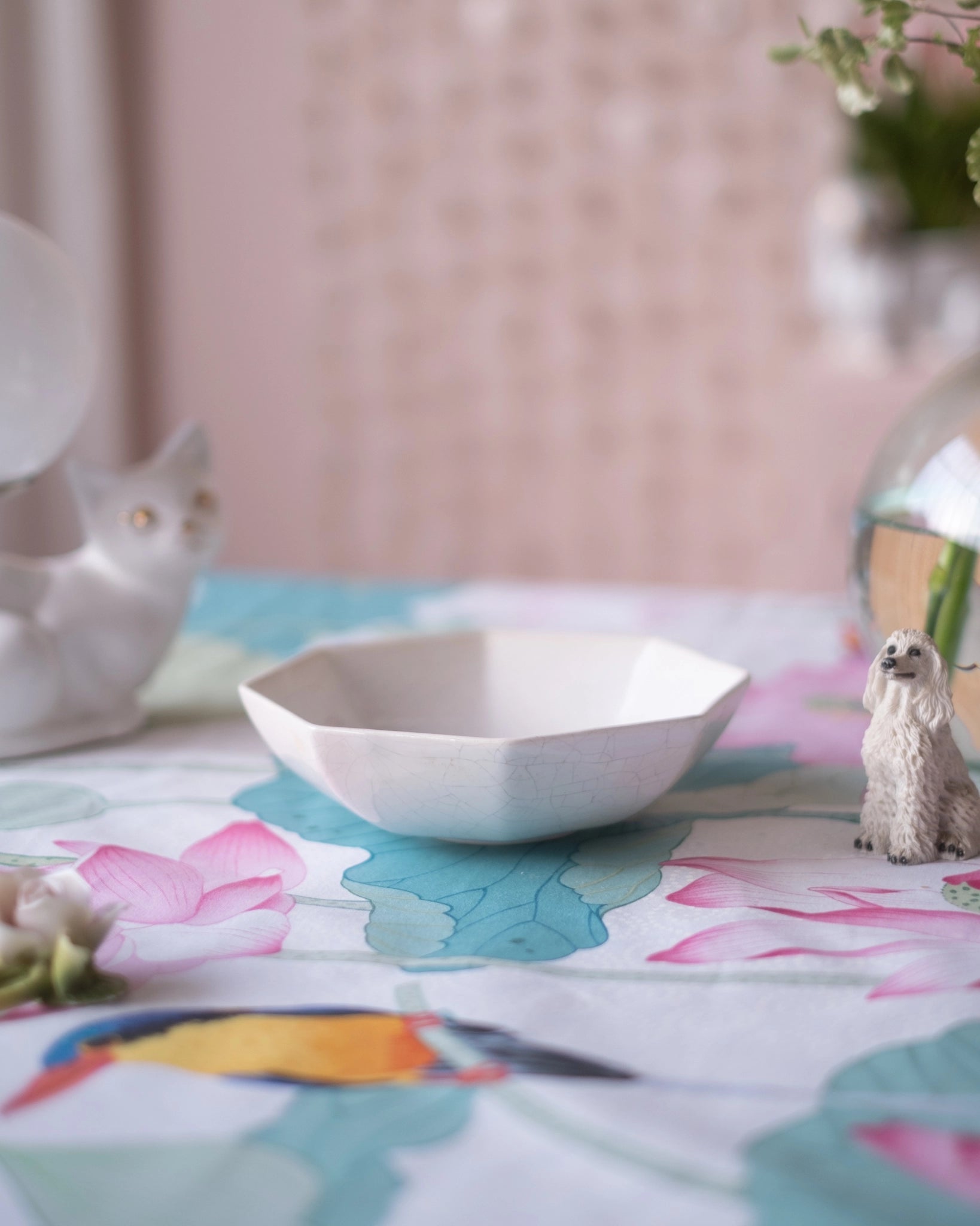 Coupe en faïence blanche de Charolles - Silly & Billy