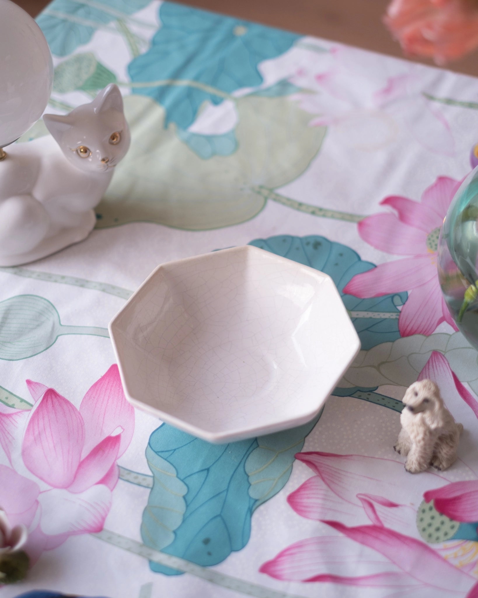 Coupe en faïence blanche de Charolles - Silly & Billy