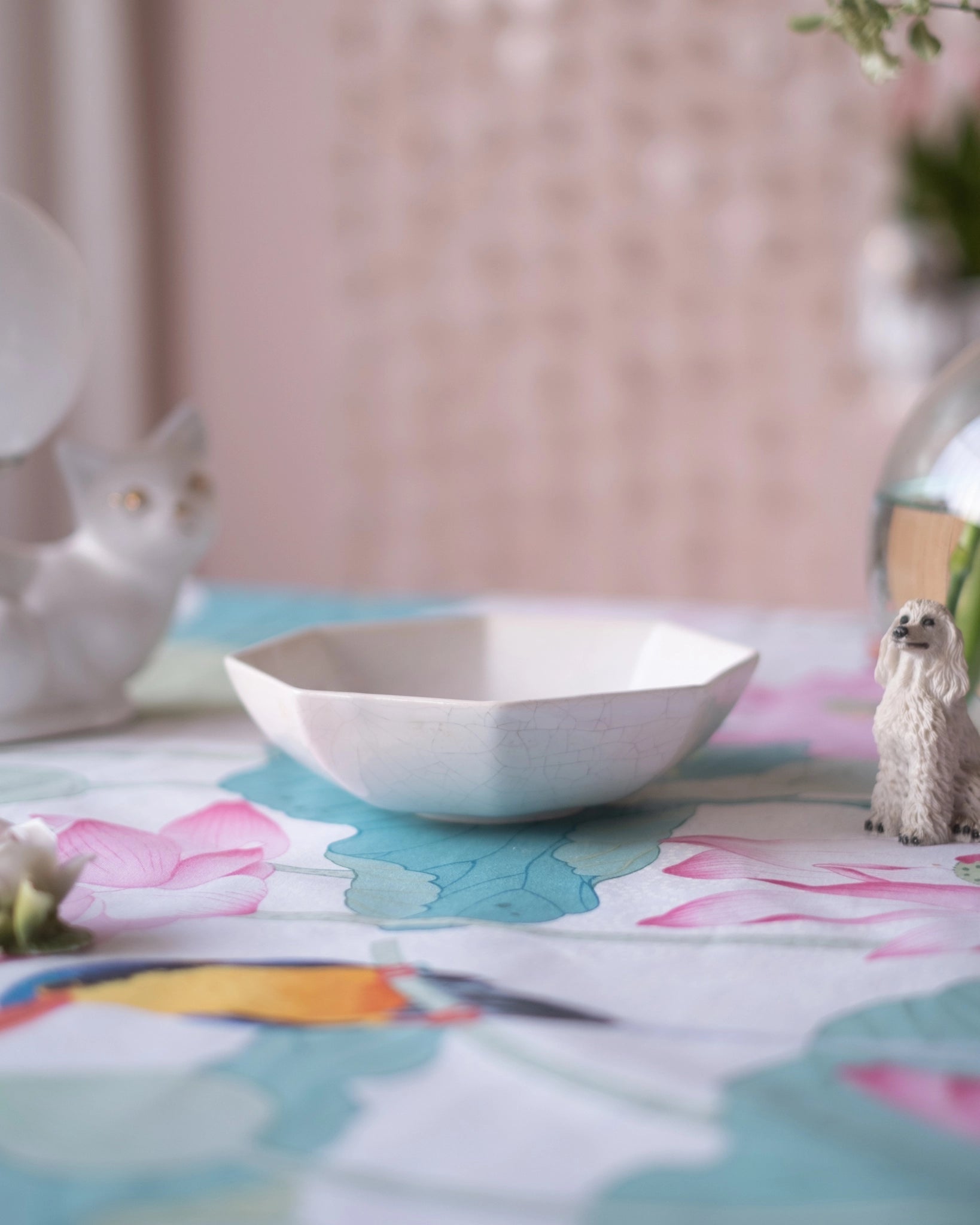 Coupe en faïence blanche de Charolles - Silly & Billy