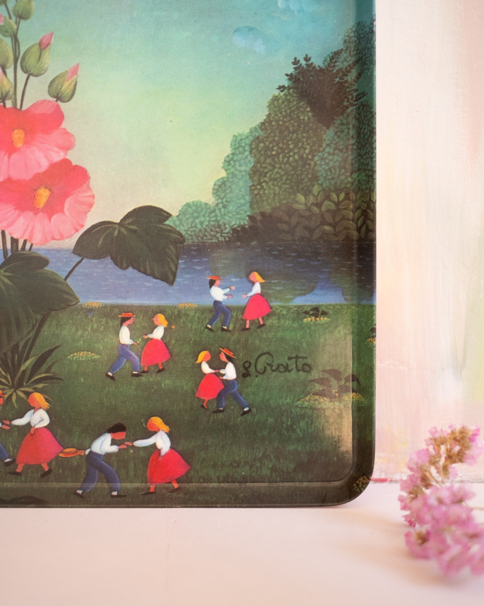Grand plateau vintage italien - Silly & Billy