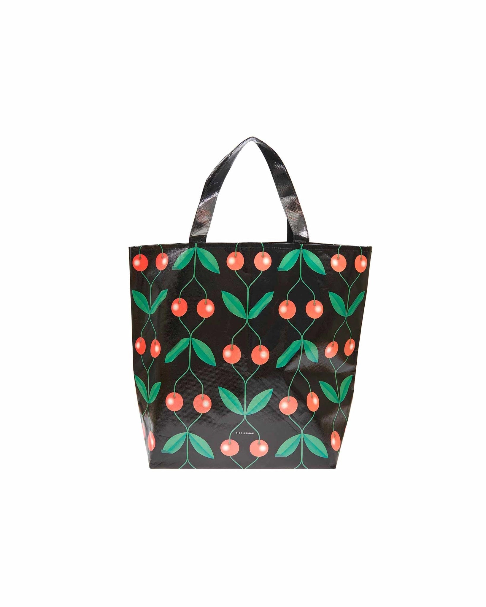 Grand sac en toile imperméable - Cerises - Silly & Billy