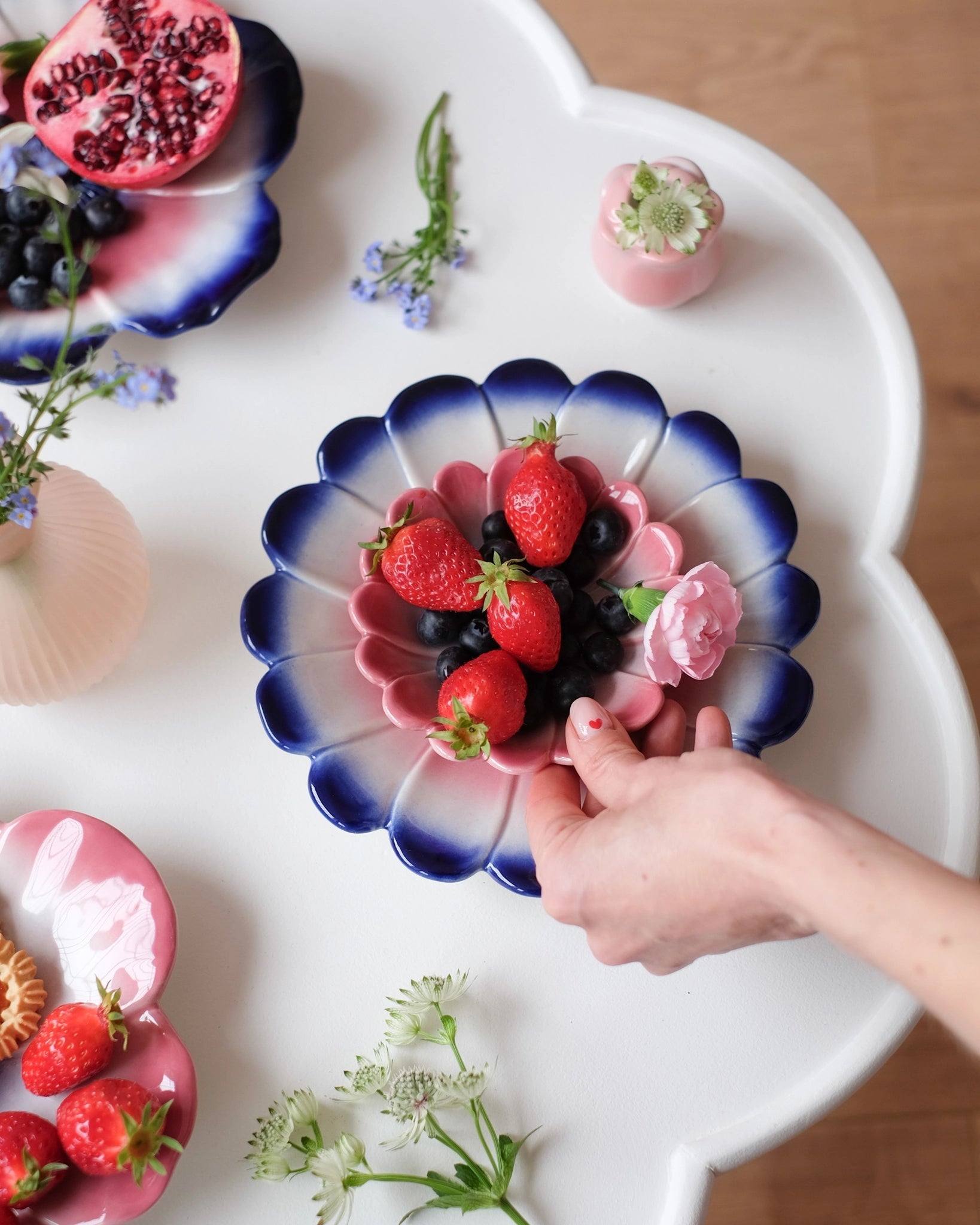 Grande assiette Marigold - Cobalt - Silly & Billy